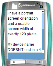 `where' example on menu-driven browser 