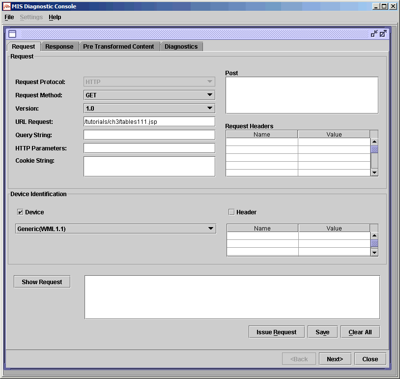 The Diagnostic Console