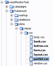 .css File in the File Tree