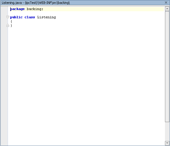 Listening.java Source File