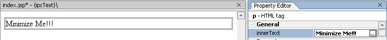 New Text Added to the JSP File