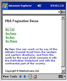 Groups in mm:structure bcome links in the navigation menu