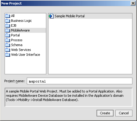 Create New Project