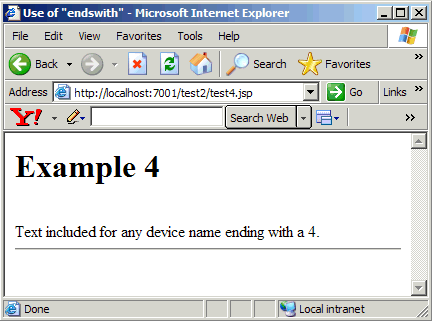 Results of Example 4 in PC browser (Mozilla/4) 