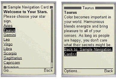 Content Page With Link Back To Navigation Page 