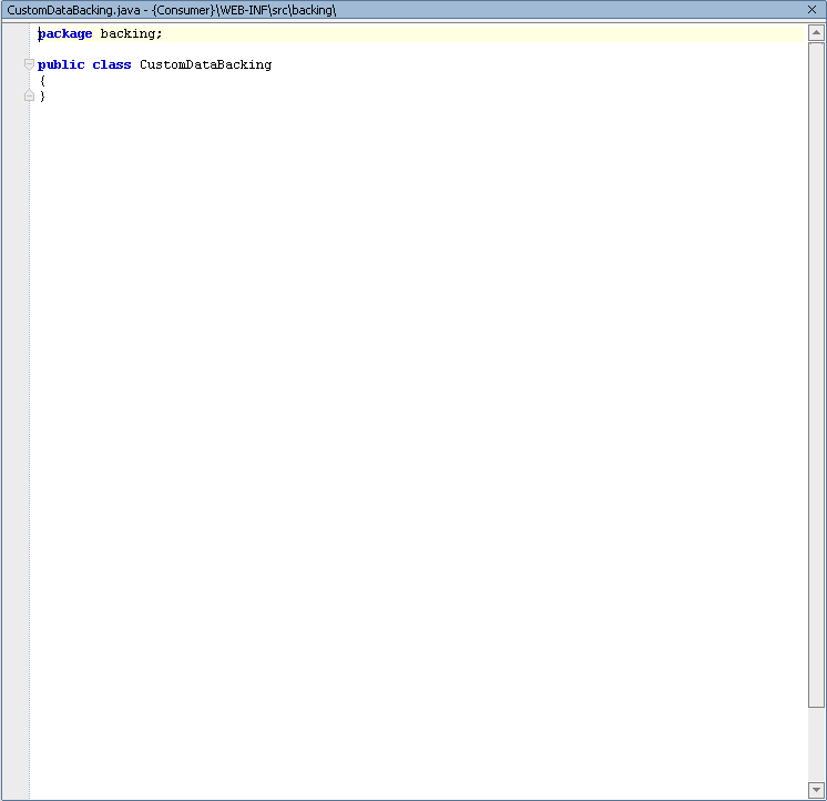 Backing File Template