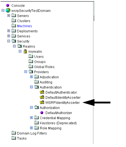 WSRP Identity Asserter Drill-down