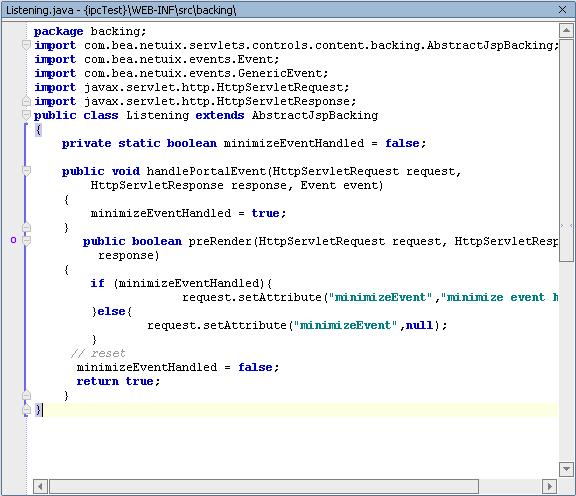 listening.java with Updated Backing File Code