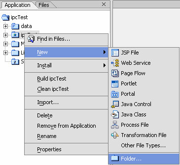 Creating a New Folder