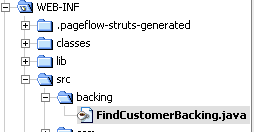 FindCustomerBacking.java under WEB-INF/src/backing