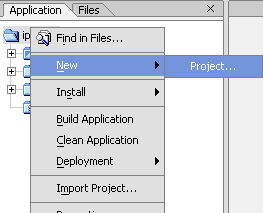 Creating a New Project