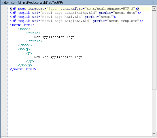 index.jsp Source View