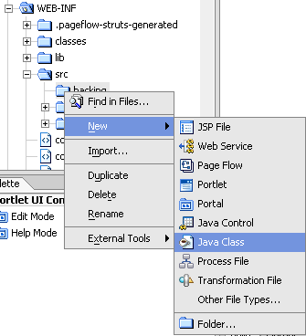 Creating a New Java Class