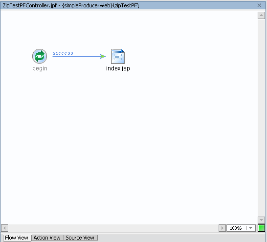 Basic Page Flow in Flow View