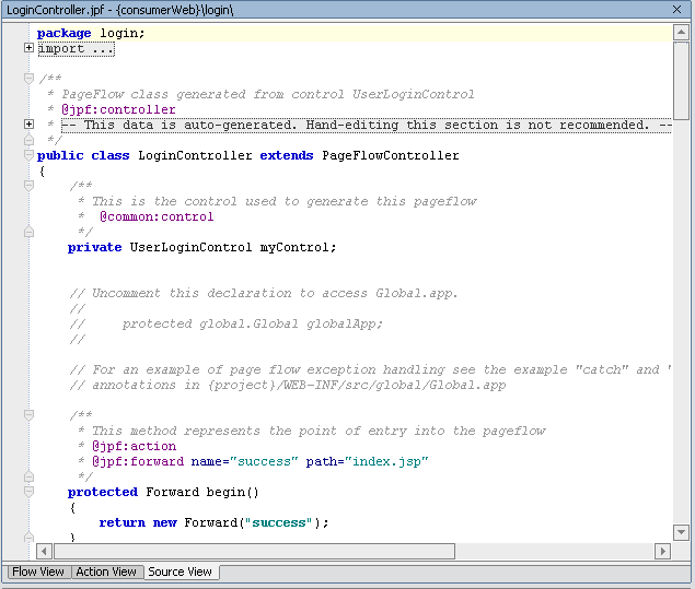 LoginController.jpf Source