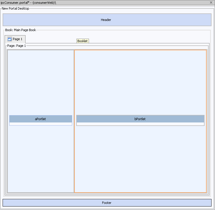 ipcConsumer Portal Layout