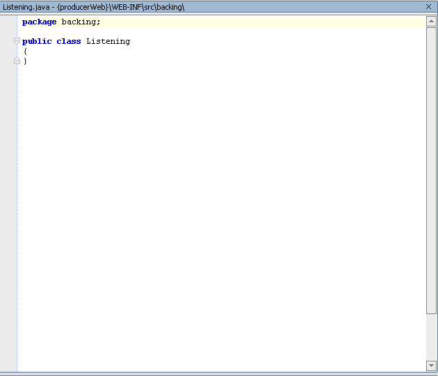 Listening.java Source File