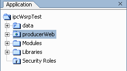 Portal Web Application (Project) Added to the Producer