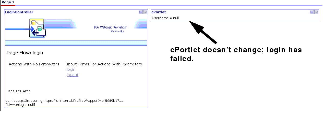 login.portal After Failed Login Attempt