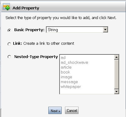 Add Property Dialog