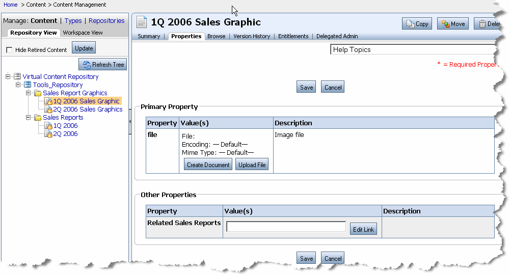 Example of a Link Property 
