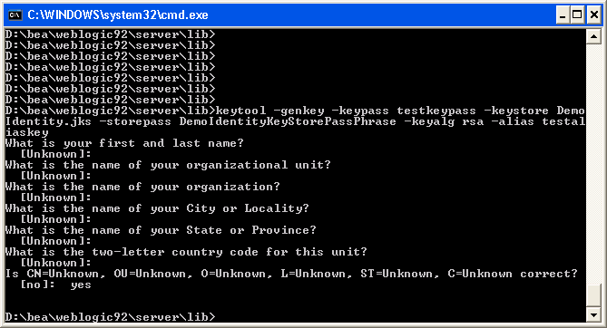 Generating a Key