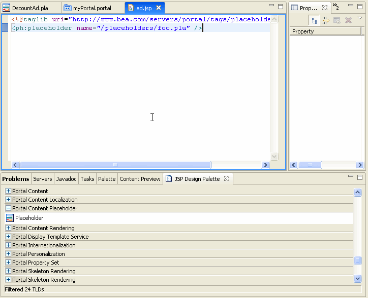 The Two Parts of a Placeholder: a Placeholder File and a JSP Tag