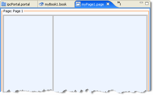 Page File Displayed in the Editor