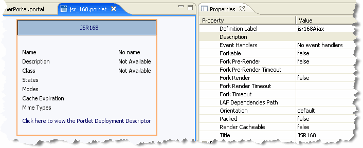 Java Portlet Appearance and Properties