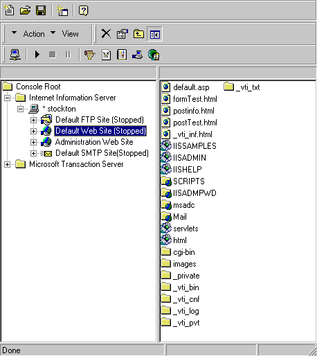 IIS Service Manager
