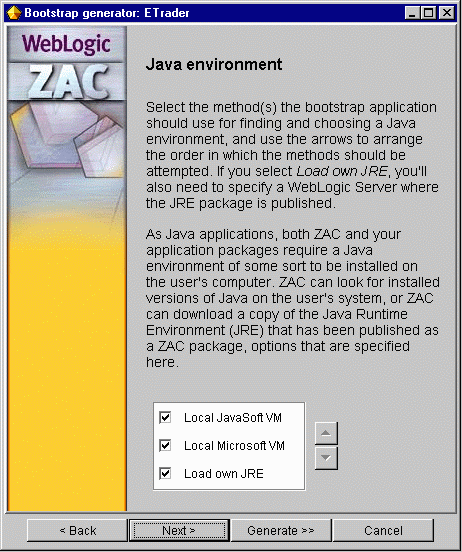 Making the JRE available to the client app