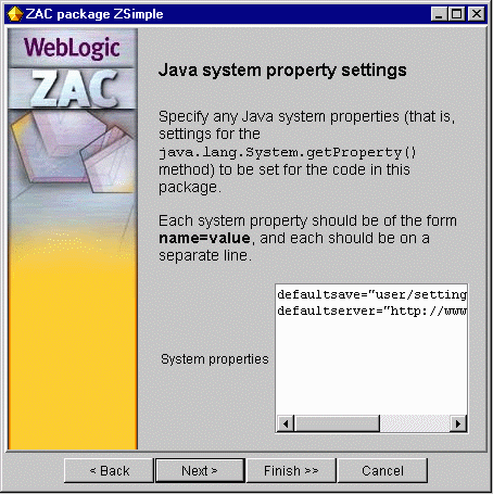 Specifying the package's CLASSPATH