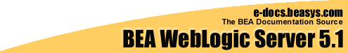 BEA WebLogic Server Release 5.0