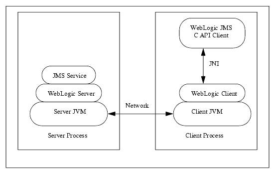 WebLogic JMS C API Client Application Environment