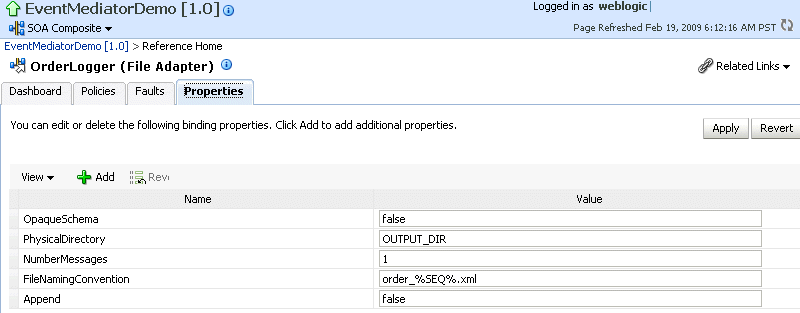 properties of an adapter properties of an adapter