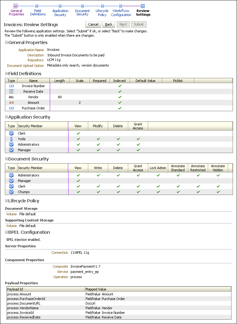 Application Review Page Application Review Page