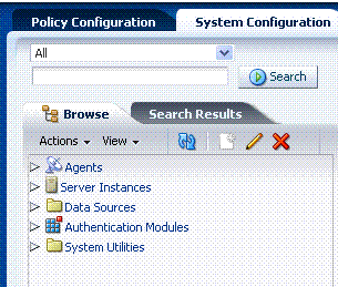 System Configuration Tab and Navigation Tree System Configuration Tab and Navigation Tree