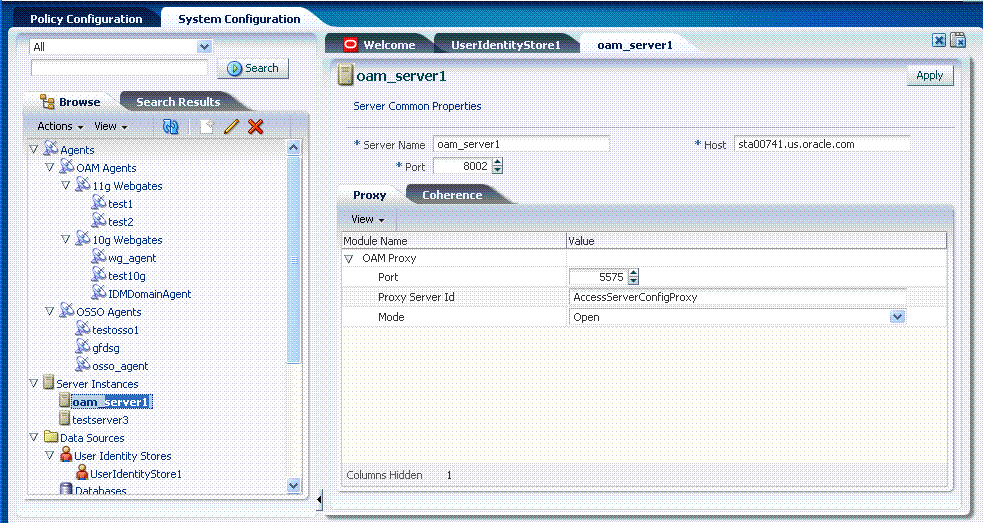 System Configuration Expanded View System Configuration Expanded View