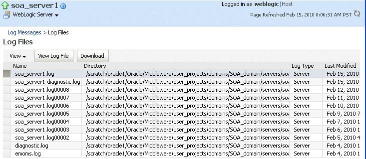 Description of viewlog.gif follows Description of viewlog.gif follows