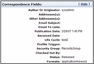 Surrounding text describes correspondence.gif. Surrounding text describes correspondence.gif.