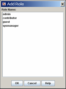 Surrounding text describes Add Role screen. Surrounding text describes Add Role screen.