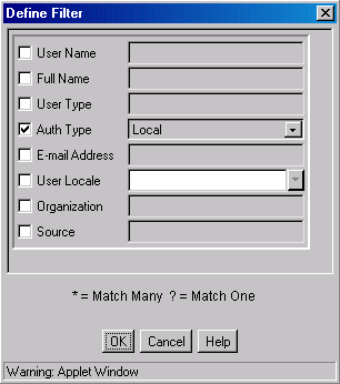 Surrounding text describes Define Filter screen. Surrounding text describes Define Filter screen.