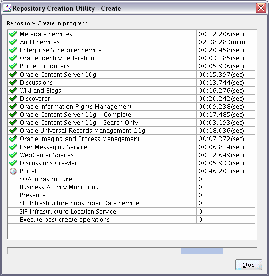 repository creation summary screen repository creation summary screen