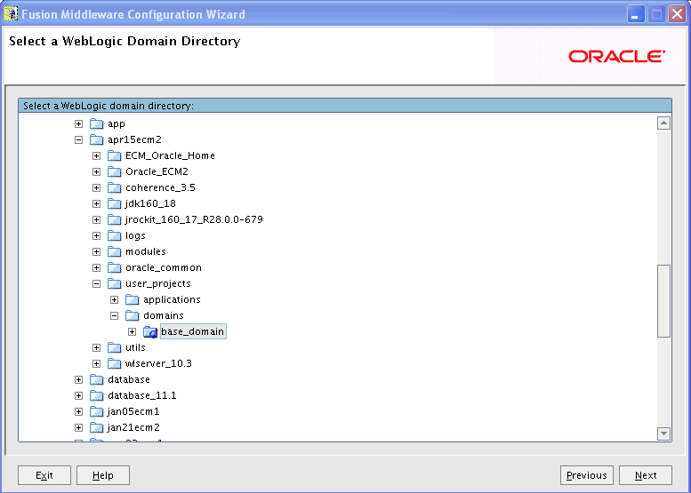 Description of select_domain_dir_default.gif follows Description of select_domain_dir_default.gif follows