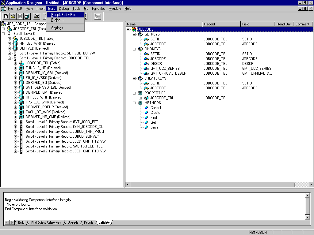 PeopleSoft Application Designer PeopleSoft Application Designer