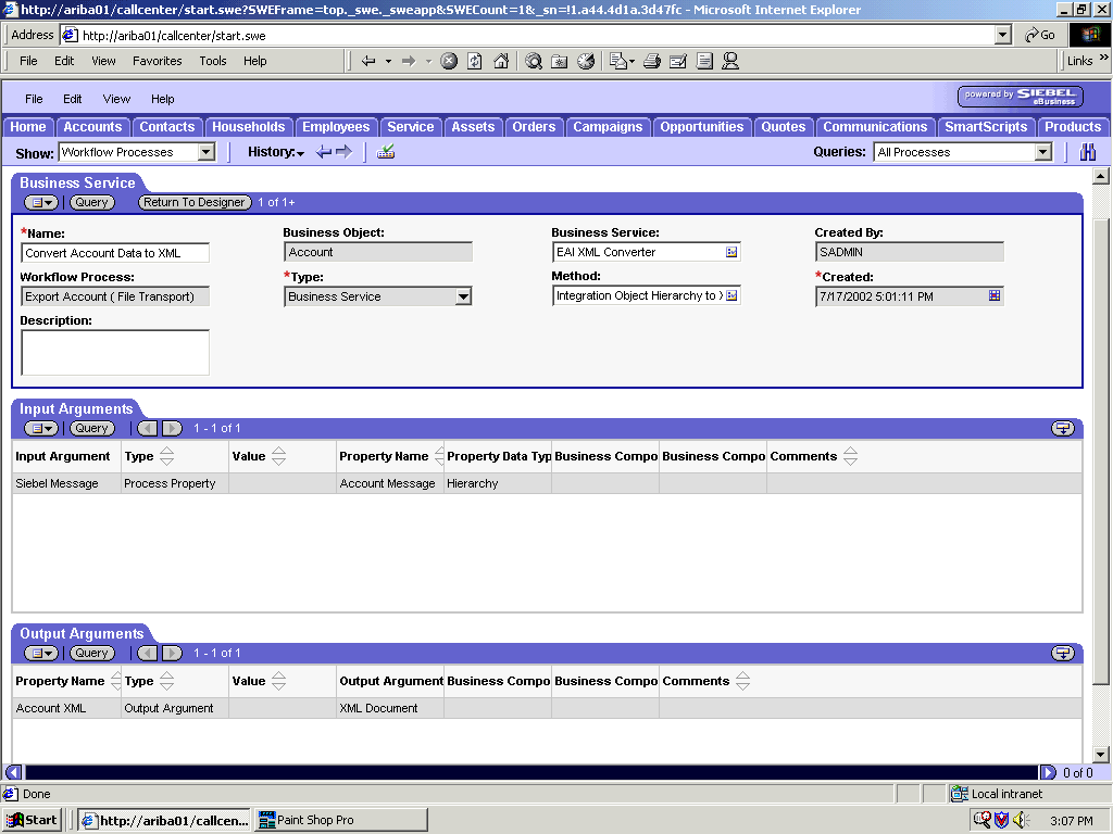 Creating an EAI XML converter. Creating an EAI XML converter.