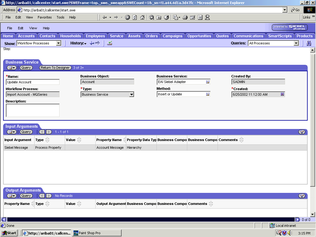 Configuration for EAI XML converter with MQSeries. Configuration for EAI XML converter with MQSeries.