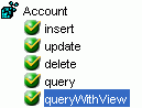 The Account Business Component expanded. The Account Business Component expanded.