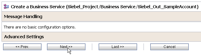 Message Handling page Message Handling page