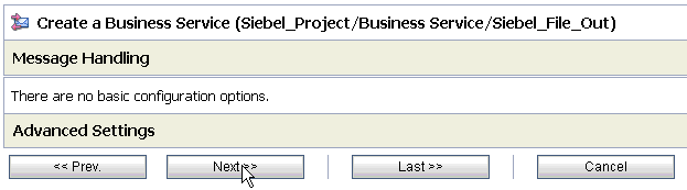 Message Handling page Message Handling page